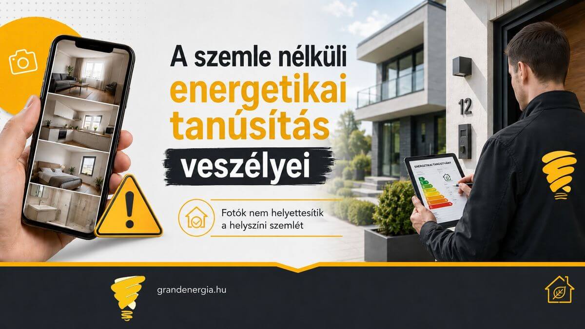 A szemle nélküli energetikai tanúsítás veszélyei